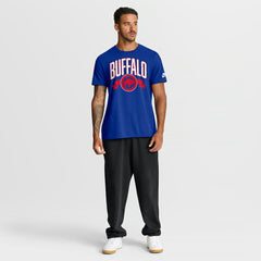 Buffalo Bills Rewind Front and Back Hit Essential T-Shirt - Royal T-shirts