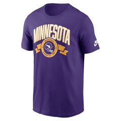 Minnesota Vikings Rewind Front and Back Hit Essential T-Shirt - Purple T-shirts
