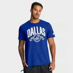 Dallas Cowboys Rewind Front and Back Hit Essential T-Shirt - Royal T-shirts