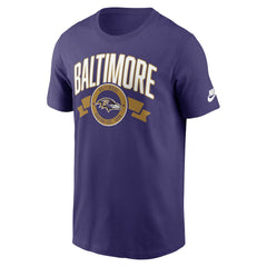 Baltimore Ravens Rewind Front and Back Hit Essential T-Shirt - Purple T-shirts