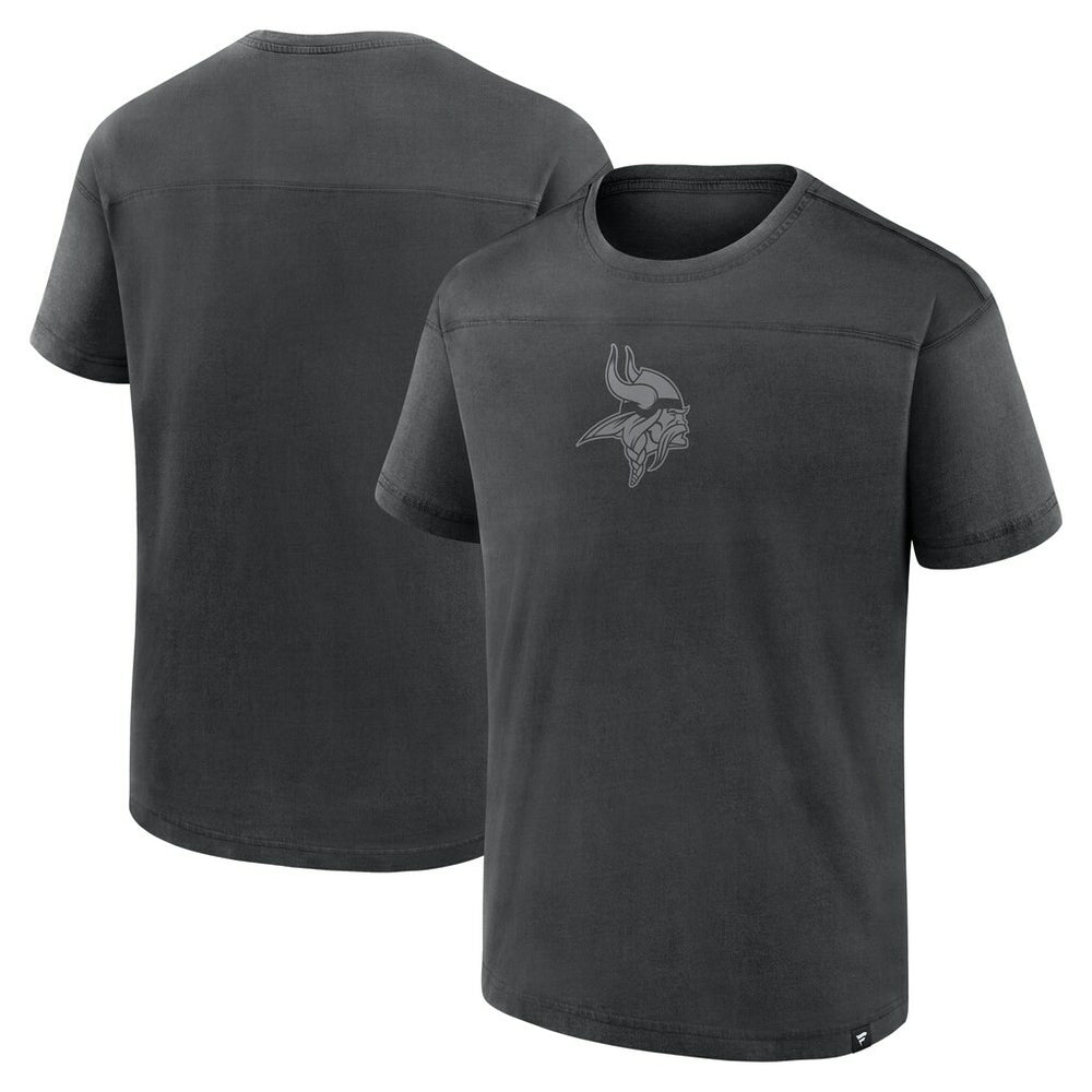 Minnesota Vikings Mini Tonal T-Shirt - Black T-shirts