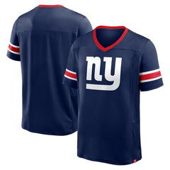 New York Giants Hometown Premium Hashmark V-Neck T-Shirt - Navy T-shirts
