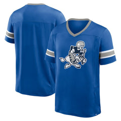Dallas Cowboys Hometown Premium Hashmark V-Neck T-Shirt - Royal T-shirts