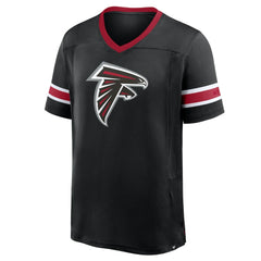 Atlanta Falcons Hometown Premium Hashmark V-Neck T-Shirt - Black T-shirts
