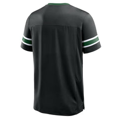 New York Jets Redzone Hashmark V-Neck T-Shirt - Black T-shirts
