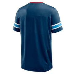 Houston Texans Redzone Hashmark V-Neck T-Shirt - Navy T-shirts