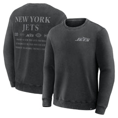 New York Jets Deep Route Pullover Sweatshirt - Black Pullover