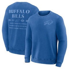 Buffalo Bills Deep Route Pullover Sweatshirt - Royal Pullover