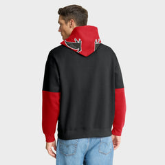 Atlanta Falcons Helmet Retro Pullover Hoodie - Black Hoodies