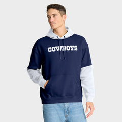 Dallas Cowboys Helmet Retro Pullover Hoodie - Navy Hoodies