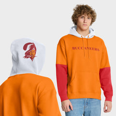 Tampa Bay Buccaneers Helmet Retro Pullover Hoodie - Tan Hoodies