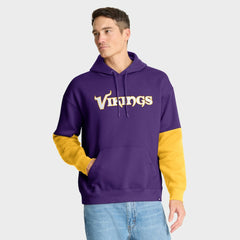 Minnesota Vikings Helmet Pullover Hoodie - Purple Hoodies