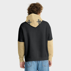 New Orleans Saints Helmet Pullover Hoodie - Black Hoodies