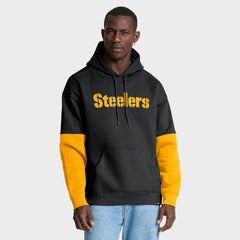 Pittsburgh Steelers Helmet Pullover Hoodie - Black Hoodies