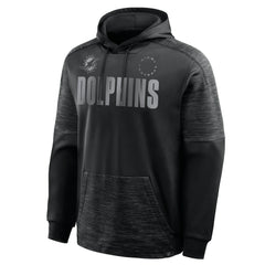 Miami Dolphins Chip Shot Pullover Hoodie - Black Hoodies