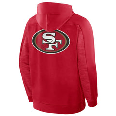 San Francisco 49ers Checkdown Pass Full-Zip Hoodie - Scarlet Hoodies