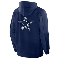 Dallas Cowboys Checkdown Pass Full-Zip Hoodie - Navy Hoodies