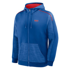Buffalo Bills Checkdown Pass Full-Zip Hoodie - Royal Hoodies