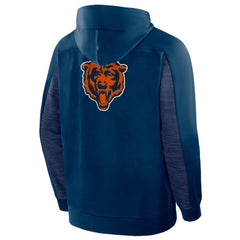 Chicago Bears Checkdown Pass Full-Zip Hoodie - Navy Hoodies