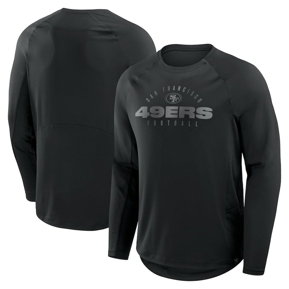 San Francisco 49ers Coverage Scheme Long Sleeve T-Shirt - Black T-shirts