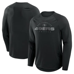 San Francisco 49ers Coverage Scheme Long Sleeve T-Shirt - Black T-shirts