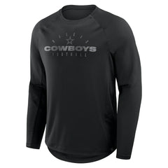 Dallas Cowboys Coverage Scheme Long Sleeve T-Shirt - Black T-shirts