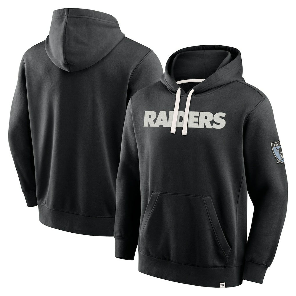 Las Vegas Raiders New Horizons Heritage Pullover Hoodie - Black Hoodies