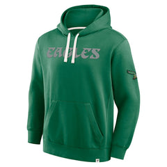 Philadelphia Eagles New Horizons Heritage Pullover Hoodie - Kelly Green Hoodies