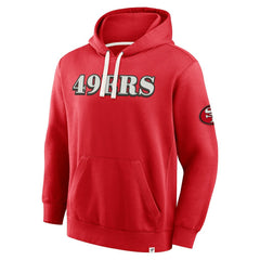 San Francisco 49ers New Horizons Heritage Pullover Hoodie - Scarlet Hoodies