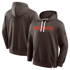 Cleveland Browns New Horizons Heritage Pullover Hoodie - Brown Hoodies