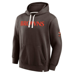 Cleveland Browns New Horizons Heritage Pullover Hoodie - Brown Hoodies