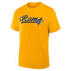 Los Angeles Rams Fluid Motion Legacy T-Shirt - Gold T-shirts
