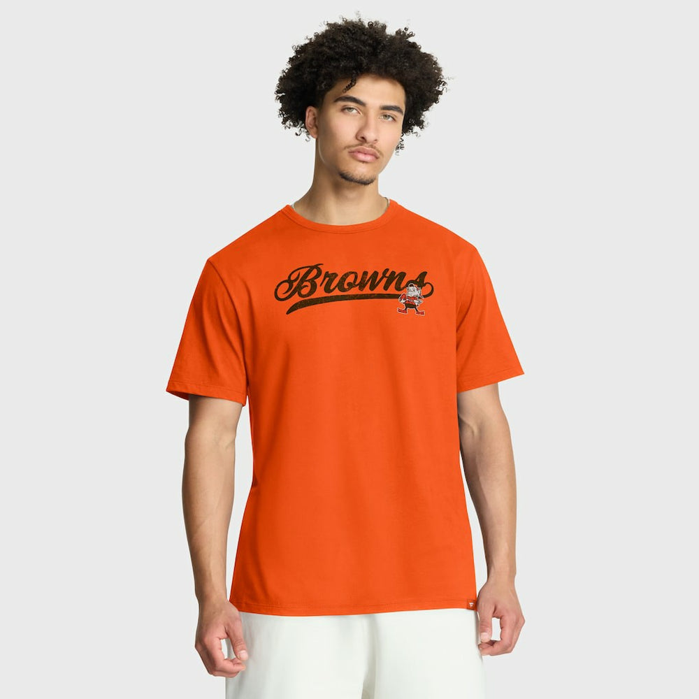 Cleveland Browns Fluid Motion Legacy T-Shirt - Orange T-shirts