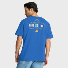 Los Angeles Chargers Passing Pocket Legacy T-Shirt - Powder Blue T-shirts