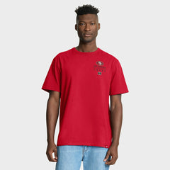 San Francisco 49ers Passing Pocket Legacy T-Shirt - Scarlet T-shirts