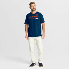 Chicago Bears Chop Block Legacy T-Shirt - Navy T-shirts