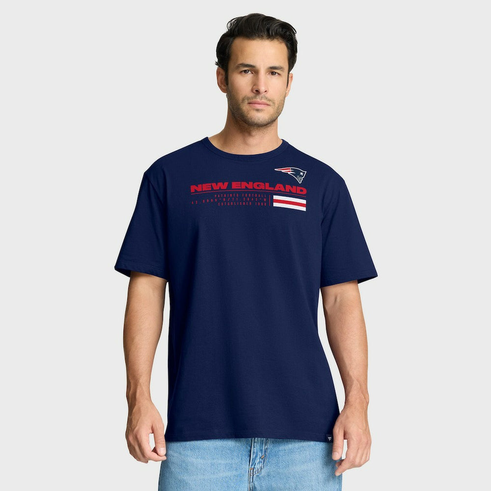 New England Patriots Chop Block Legacy T-Shirt - Navy T-shirts