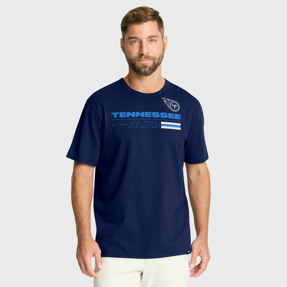 Tennessee Titans Chop Block Legacy T-Shirt - Navy T-shirts