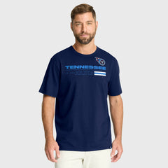 Tennessee Titans Chop Block Legacy T-Shirt - Navy T-shirts