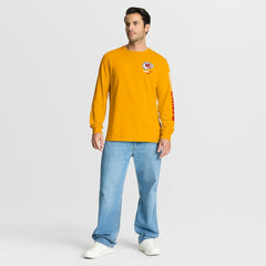 Kansas City Chiefs Clock Management Legacy Long Sleeve T-Shirt - Gold T-shirts