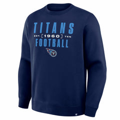 Tennessee Titans Powerful Throw Legacy Pullover Sweatshirt - Navy Pullover