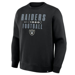 Las Vegas Raiders Powerful Throw Legacy Pullover Sweatshirt - Black Pullover