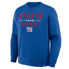New York Giants Powerful Throw Legacy Pullover Sweatshirt - Royal Pullover