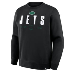 New York Jets Direct Handoff Legacy Pullover Sweatshirt - Black Pullover