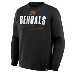 Cincinnati Bengals Direct Handoff Legacy Pullover Sweatshirt - Black Pullover