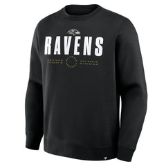 Baltimore Ravens Direct Handoff Legacy Pullover Sweatshirt - Black Pullover
