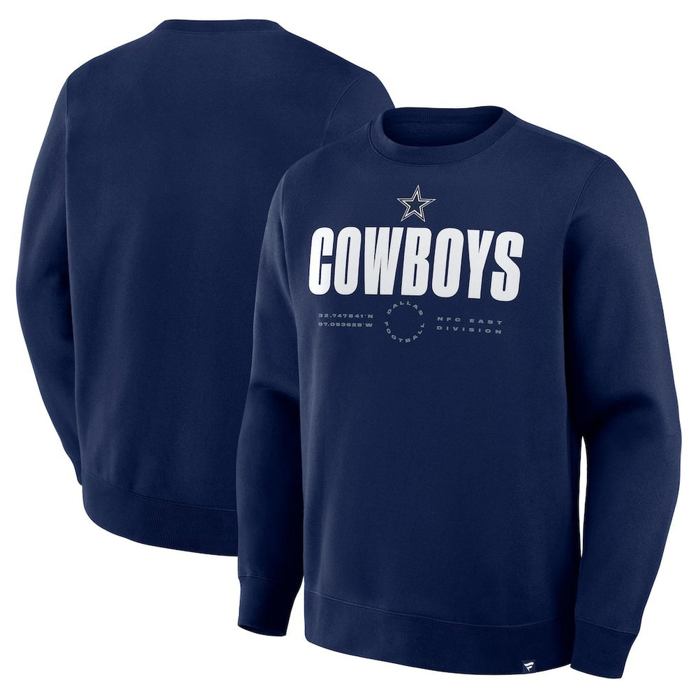 Dallas Cowboys Direct Handoff Legacy Pullover Sweatshirt - Navy Pullover