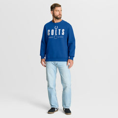 Indianapolis Colts Direct Handoff Legacy Pullover Sweatshirt - Royal Pullover