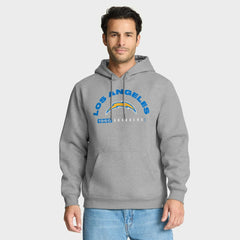 Los Angeles Chargers Delay of Game Legacy Pullover Hoodie - Heather Gray Hoodies