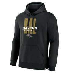Baltimore Ravens Right Tackle Legacy Pullover Hoodie - Black - Black Hoodies